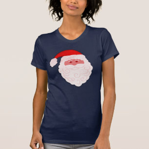 Camiseta festiva dos Papais noeis de Natal