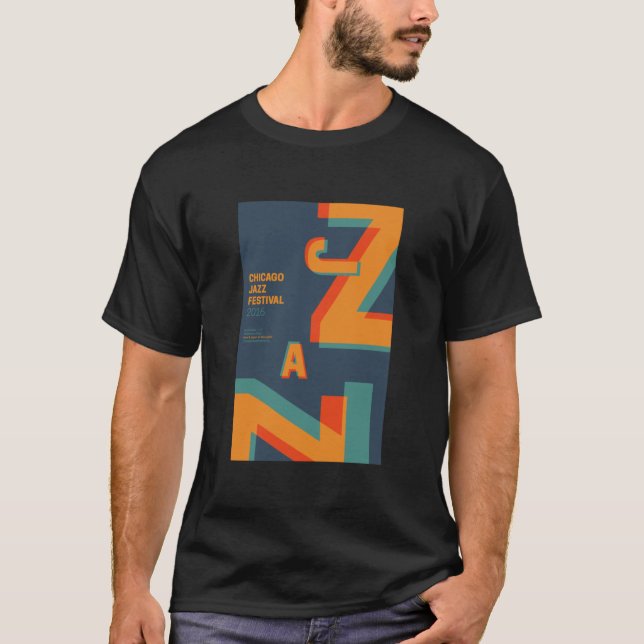Camiseta Festival Chicago Jazz  (Frente)