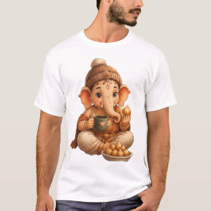Camiseta Festival Cute Ganesha Ganesh Chaturthi
