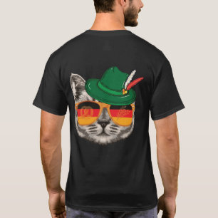 Camiseta Festival da Alemanha Cat Flag Oktoberfest Pride