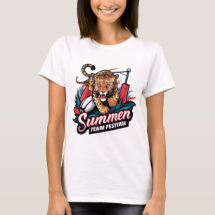 Camiseta Festival da equipe de verão