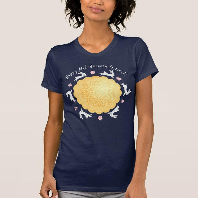 Camiseta Festival da Lua e Coelhos da Lua (Frente)
