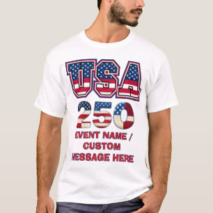 Camiseta Festival da Parada América 250 Personalizada