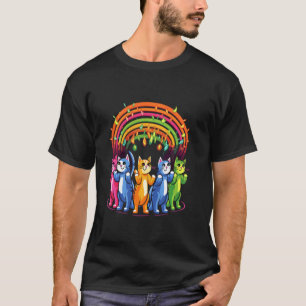 Camiseta Festival de Arte Arco-íris Gato Rave