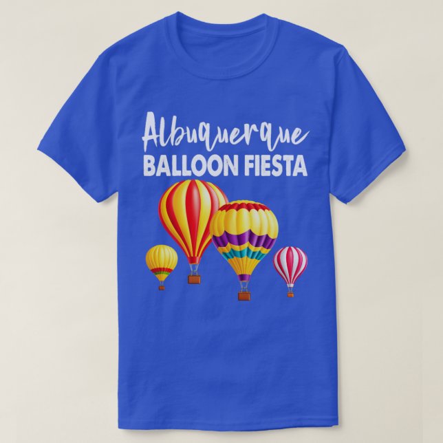 Camiseta Festival de Balões de Fiesta em Albuquerque (Frente do Design)