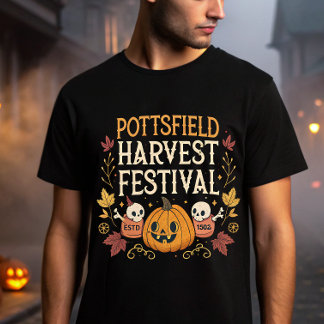 Camiseta Festival de Colheita de Pottsfield - Halloween Spo