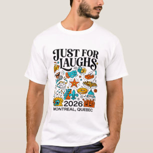 Camiseta Festival de Comédia de Montreal 2026 Quebec Canadá