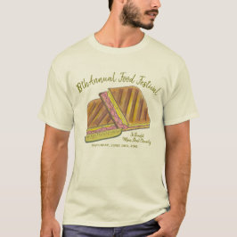Camiseta Festival de Comida de Queijo Suíço de Peixe Sanduí