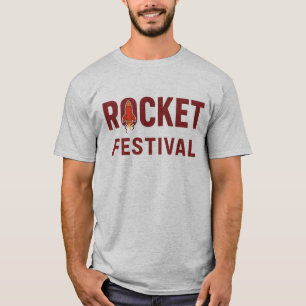 Camiseta festival de foguetes