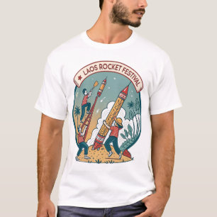 CAMISETA FESTIVAL DE FOGUETES DO LAOS
