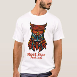 Camiseta festival de máscara fantasma