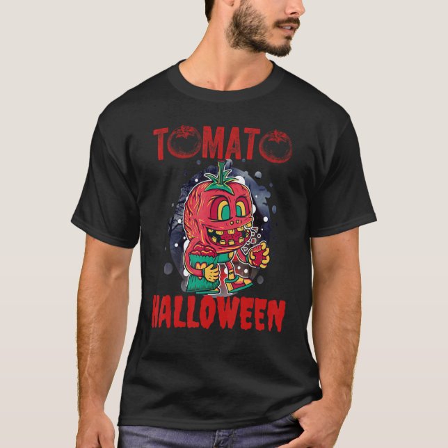 Camiseta Festival de Monstro do Tomate em Equipe (Frente)
