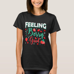 Camiseta Festival de Morango Flor Silvestre Sentimento Berr