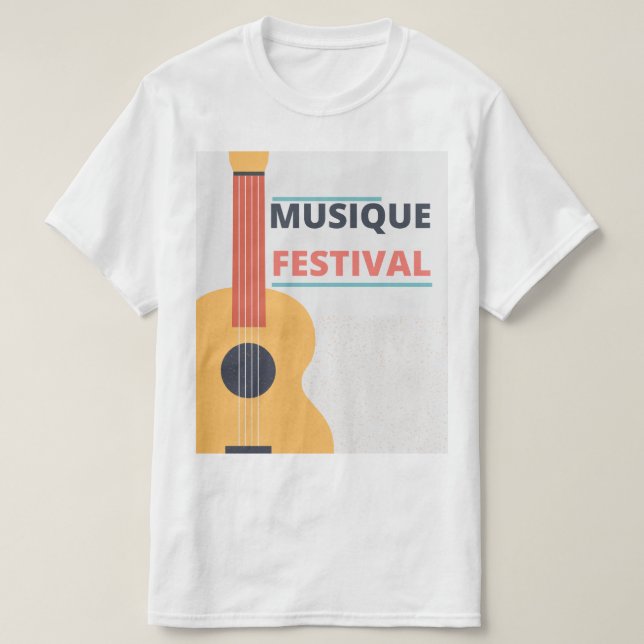 Camiseta festival de música  (Frente do Design)