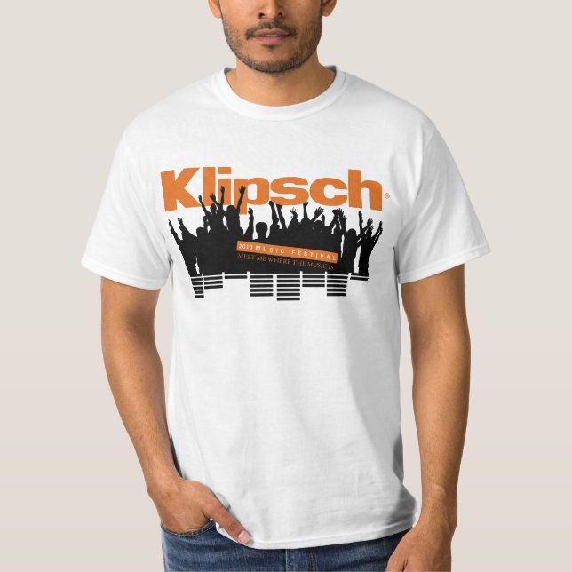 Camiseta Festival de música 2010 de Klipsch, t-shirt básico (Frente)