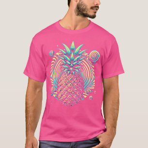 Camiseta Festival de Música Abacaxi Ilusão Colorida
