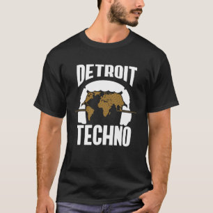 Camiseta Festival de Música House Techno de Detroit Synthpo