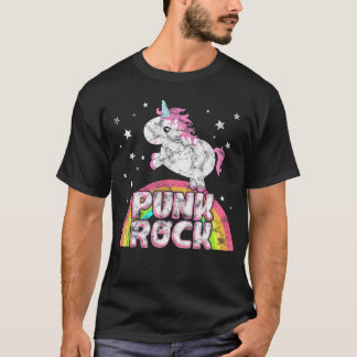 Camiseta Festival de Música Punk Rock de Unicórnio Irônico