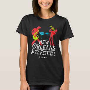 Camiseta Festival de Nova Orleans da doação musical Jazz Lo