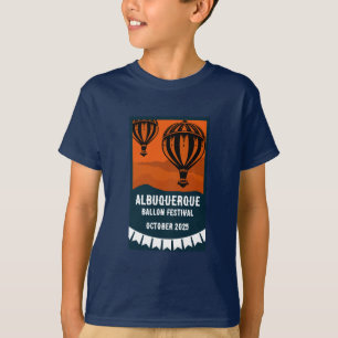 Camiseta Festival de Piloto de Balão de Ar Quente