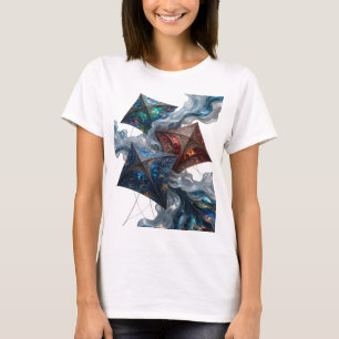 Camiseta FESTIVAL DE PIPA Artística em Prata Texto 3D