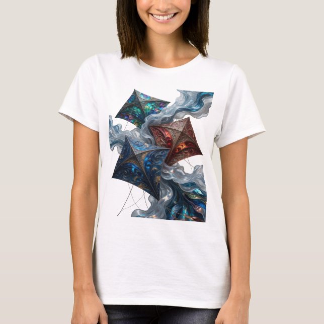 Camiseta FESTIVAL DE PIPA Artística em Prata Texto 3D (Frente)