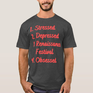 Camiseta Festival de Renascimento Deprimido em Estresse