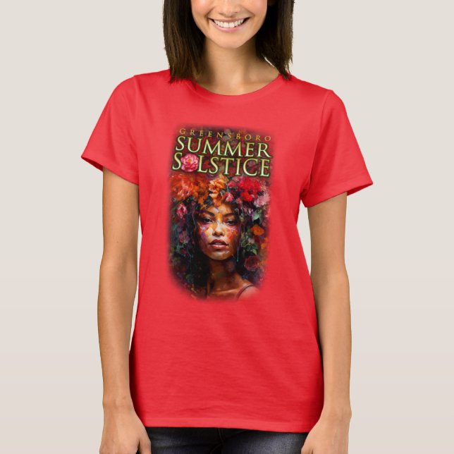 Camiseta Festival de Solstício de Verão em Greensboro 2023 (Frente)