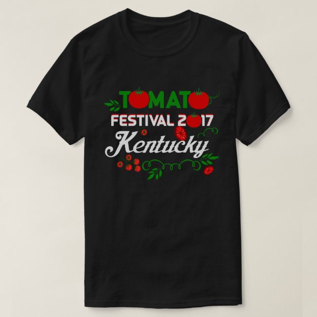 Camiseta Festival de Tomate 2017 Kentucky  (Frente do Design)