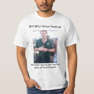 Camiseta Festival de vinho de BVI RFU