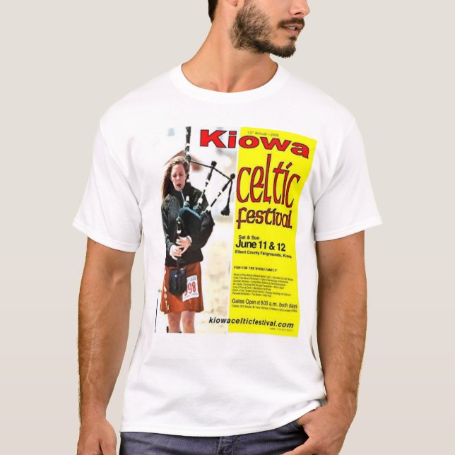 Camiseta Festival do céltico de Kiowa (Frente)