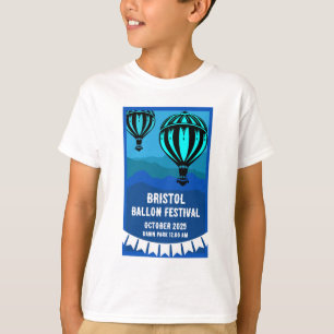 Camiseta Festival do Piloto do Balão de Ar Quente