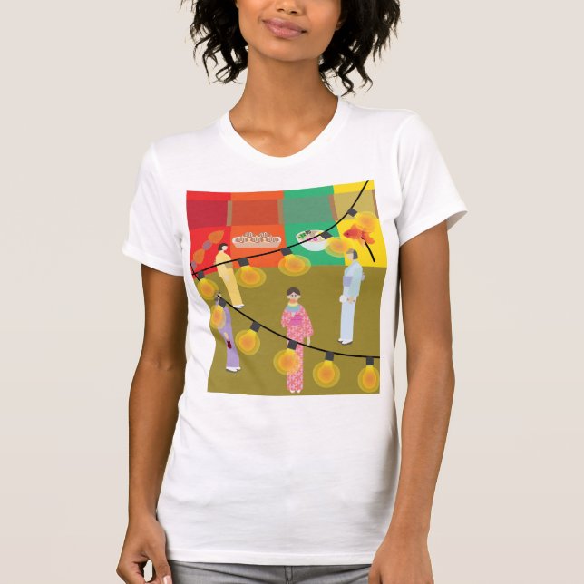 Camiseta Festival Japonês à Noite (Frente)