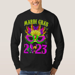 Camiseta Festival Mardi Gras 2023 Outfits Miçanga Mask Part