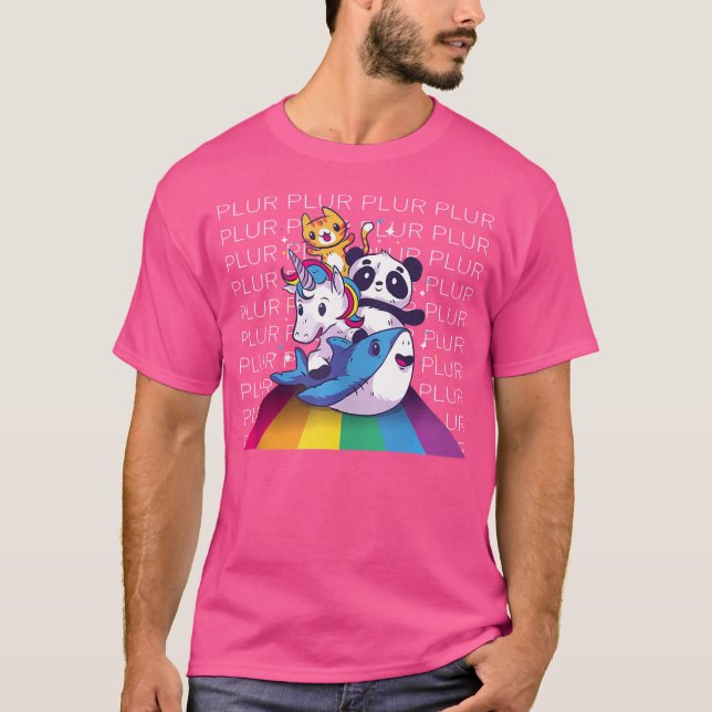 Camiseta Festival Plur Rave Edm Techno (Frente)