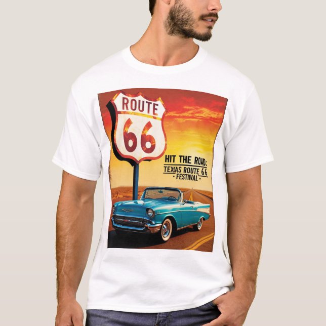 Camiseta Festival Texas Route 66 (Frente)
