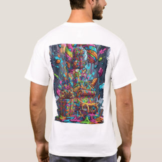 Camiseta Festive Candy Cart Glow