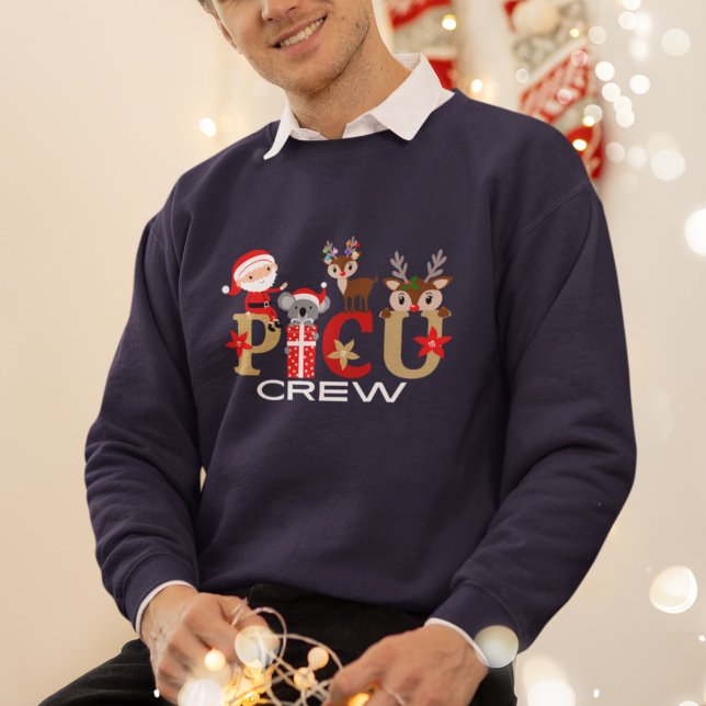 Camiseta Festive PICU Crew Christmas Sweatshirt (Criador carregado)