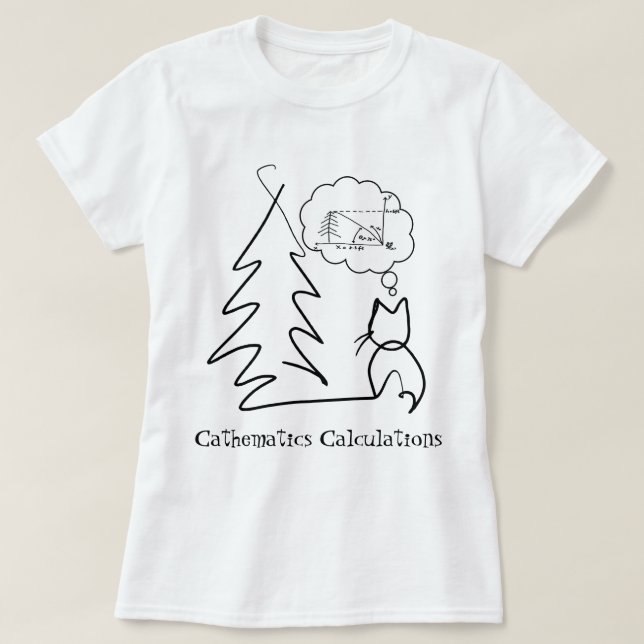 Camiseta Festividades Felinas: Tee de Gato de Natal Hilário (Frente do Design)