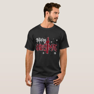 Camiseta Festivo Feliz Texto de Natal Design