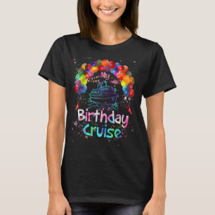 Camiseta Festivo, Festa de Cruzeiros de Aniversário Homens 