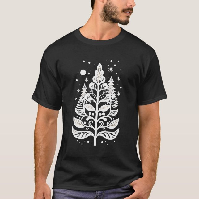 Camiseta Festivo Fir Delícia Árvore de Natal (Frente)