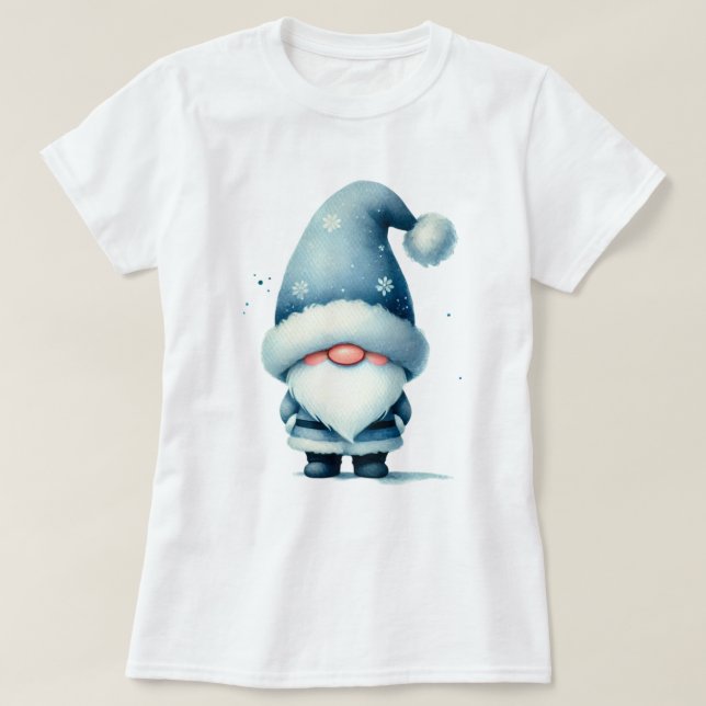 Camiseta Festivo Gnomos Saudações (Frente do Design)