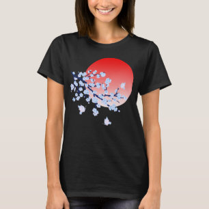 Camiseta Festval de Cherry Blossom Cheia Lua 4 T-Shirt