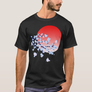 Camiseta Festval de Cherry Blossom Cheia Lua 4 T-Shirt