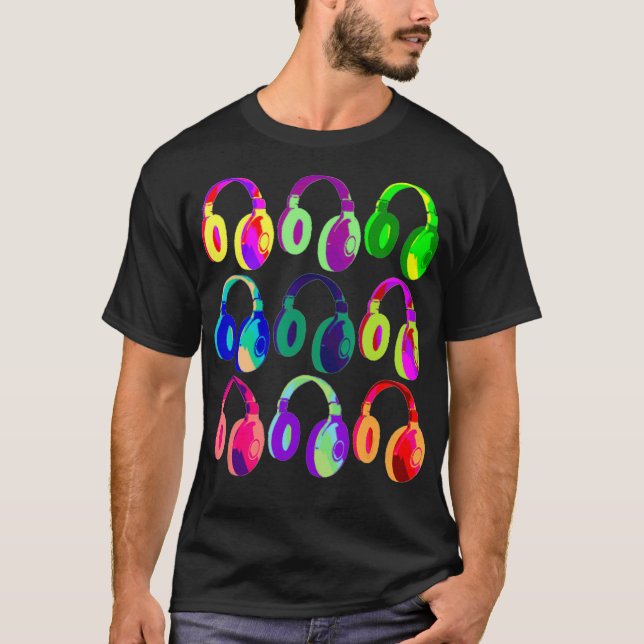 Camiseta Fetival de dança de celular EDM DJ Rave Muic (Frente)