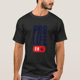 Camiseta Feto Do precioso No Switch Ativista Pro Life