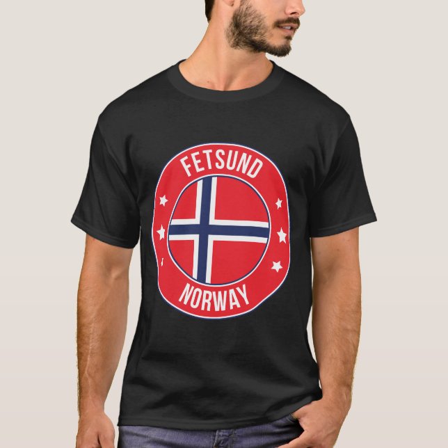 Camiseta Fetsund, Cidade da Noruega (Frente)