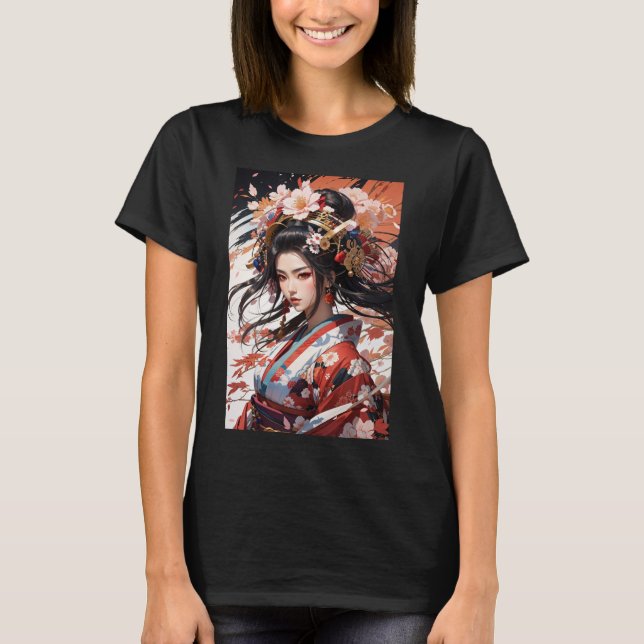 Camiseta Feudal Japão Onna-Bugeisha Tee! (Frente)