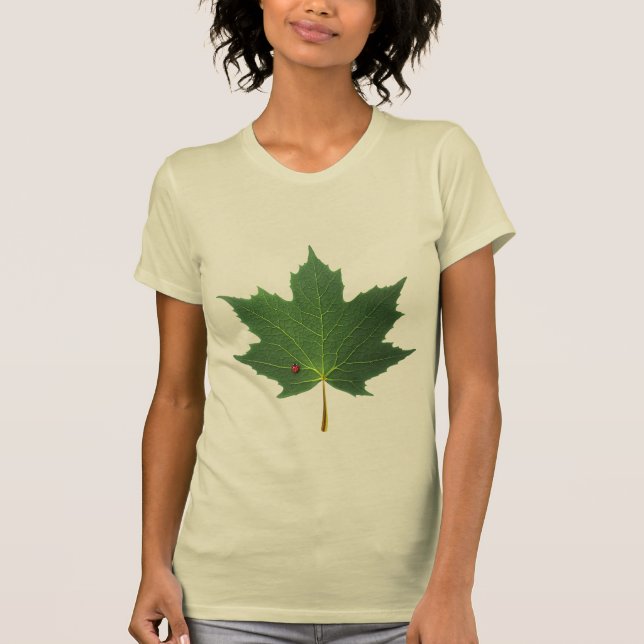 CAMISETA FEUILLE D'ÉRABLE - COCCINELLE (Frente)
